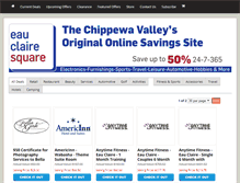 Tablet Screenshot of eauclairesquare.com